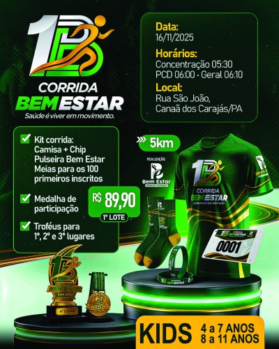 1ª CORRIDA BEM ESTAR