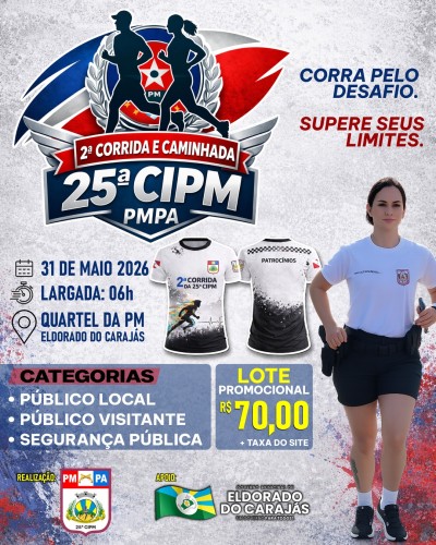 2ª CORRIDA E CAMINHADA DA 25ª CIPM