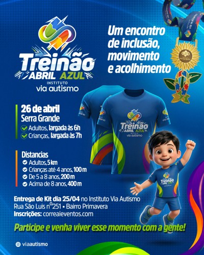 TREINÃO ABRIL AZUL