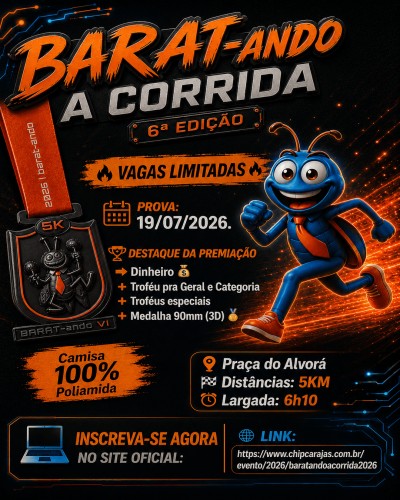 BARAT-ANDO A CORRIDA - 6ª EDIÇÃO