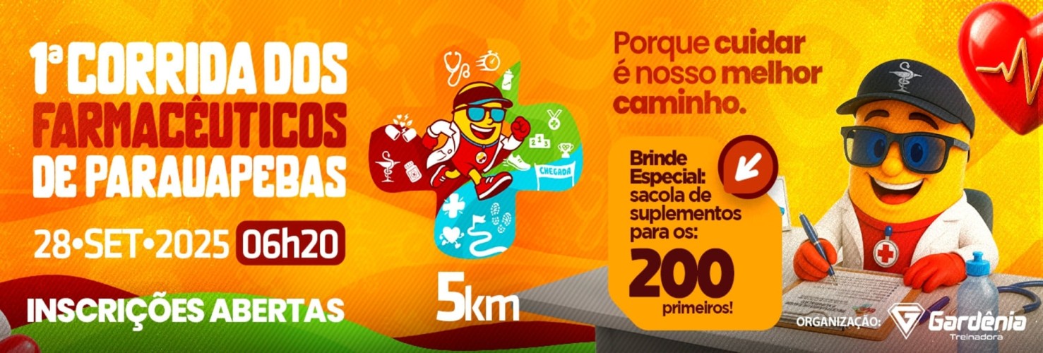 1ª CORRIDA DOS FARMACÊUTICOS DE PARAUAPEBAS