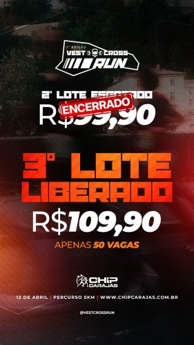 1ª CORRIDA VEST CROSS RUN