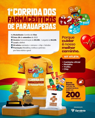 1ª CORRIDA DOS FARMACÊUTICOS DE PARAUAPEBAS