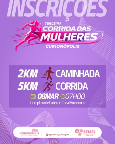 3ª CORRIDA DAS MULHERES DE CURIONÓPOLIS